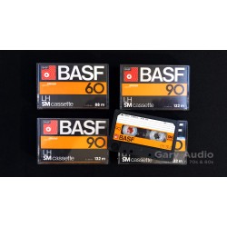 BASF LH SM 60 90 Type-I Audio Cassette Tapes 4 Pieces Package