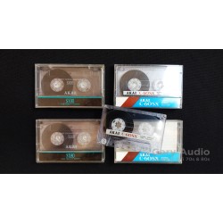 Akai C-60SX & 90SX Normal Position Cassette Tapes 4 Pieces Set