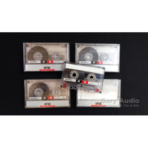 Sony HF 90 Normal Position Cassette Tapes 4 Pieces Set