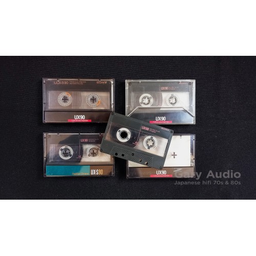 Sony UX 90 Type-II Chrome Cassette Tapes 4 Pieces Set