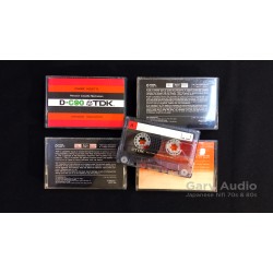 TDK D-60 C-90 Type-I Audio Cassette Tapes Japan 4 Pieces Package