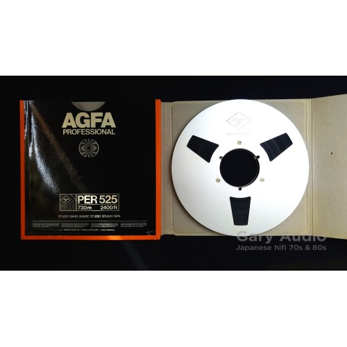 Agfa PER 525 730 m 26.5 cm 10.5 Inch 2400 ft Studio-Band Reel To Reel Recording Tape