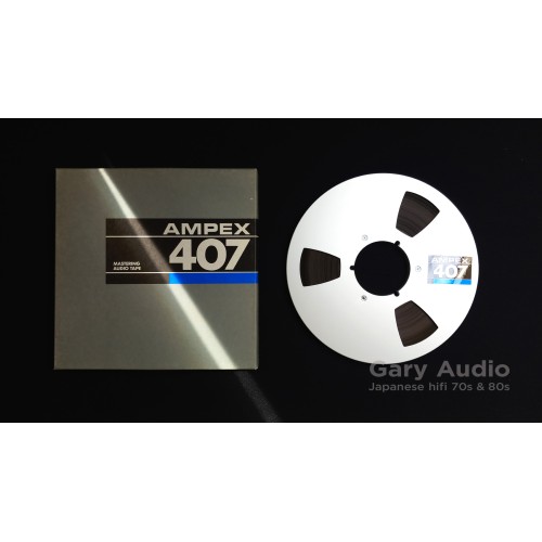 Ampex 407 Audio Mastering Tape on 26.5 cm 10.5 Inch aluminium reel