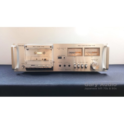 Toshiba PC-330 Direct-loading Cassette Deck Japan 1977 Toshiba PC-330 Direct-loading Cassette Deck Japan 1977